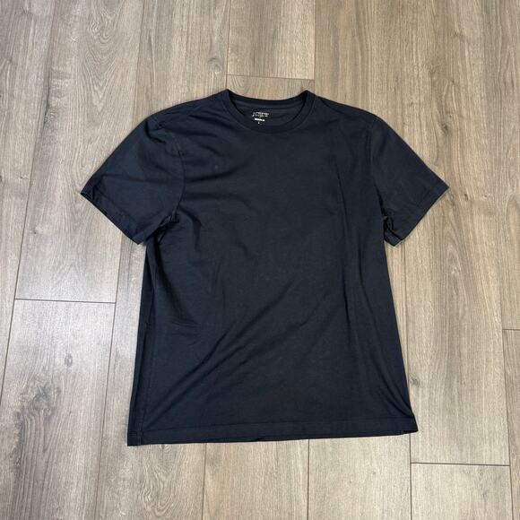 J.Crew Classic Broken-In Short Sleeve Crewneck Tee Mens L Black Pullover Cotton - Picture 2 of 6